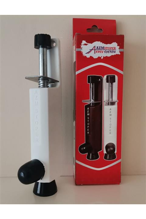 Azm Frenli Basmalı Kapı Stoperi Tampon Beyaz