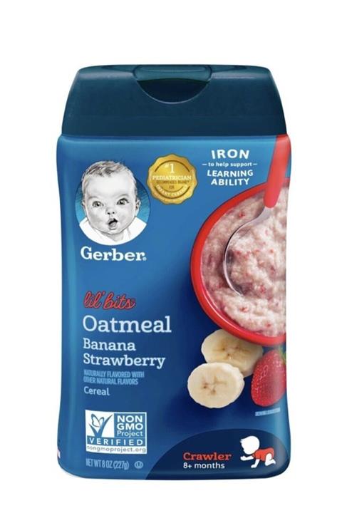 GERBER Oatmeal Banana Strawberry Kasik Mamasi 227 gr