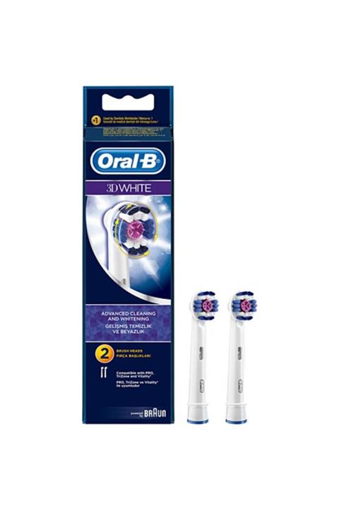 OralB Şarjlı Yedek Uç 3d White