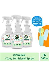 Cif Bebek Yüzey Temizleyici Sprey 500 ml x 3 Adet