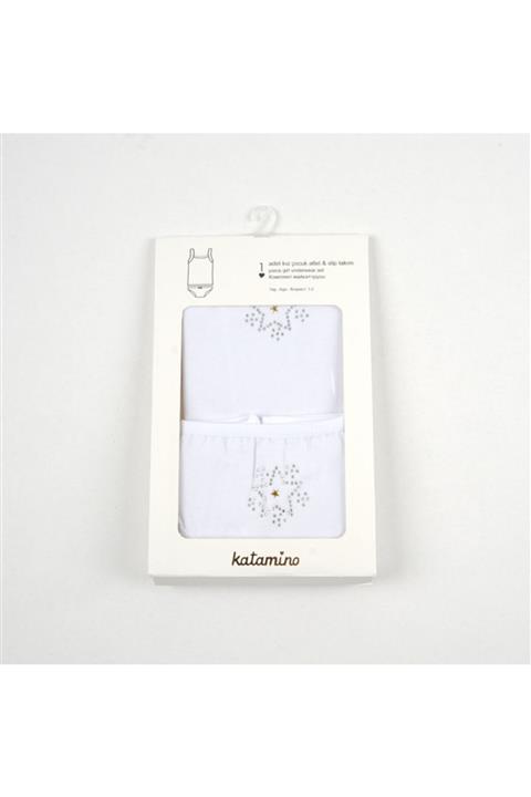 Katamino Kız Çocuk Atlet Slip Takım