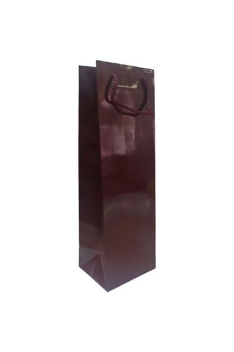 Depodaniste Lamine Şarap Poşeti Bordo 12 X 38 Cm X 10 Adet