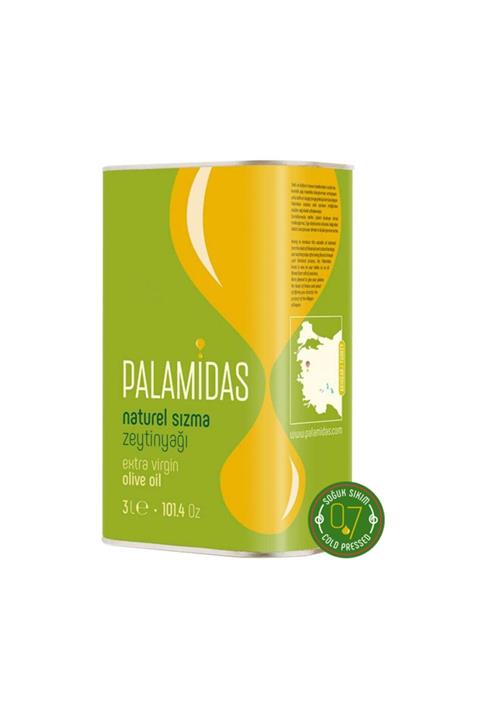 Palamidas Soğuk Sıkım Natürel Sızma Zeytinyağı 3 lt