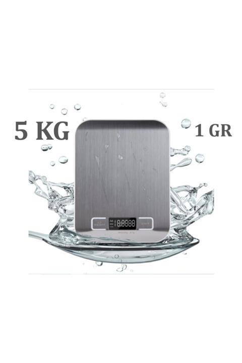 REDMOON Ultra Lüks Dijital Ekranlı Elektronik 1 Gr- 5 Kg Metalik Hassas Mutfak Terazisi