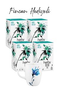 Herby Fincan Hediyeli Detox Tea - Detoks Çayı 4'lü