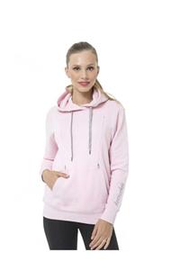 Accouchee Toz Pembe-gri Kolay Emzirme Özellikli Sweatshirt