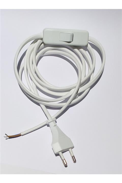 Renklipriz Arapuarlı Fişli Kablo Lambader Abajur Kablosu