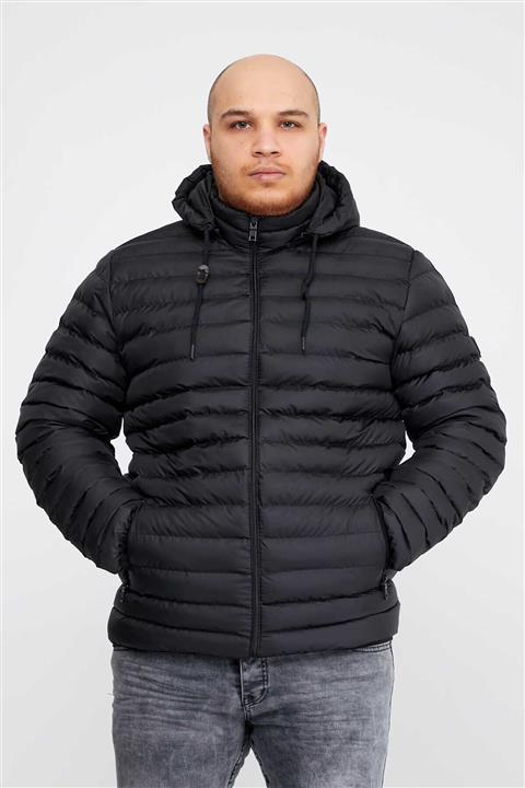 Danger Erkek Büyük Beden Şişme Mont Siyah