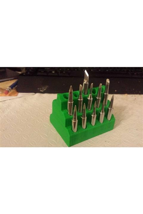 BCA Punto Kalem Ekranlı Tabanca Lehim Havya Ucu Tutucu Masaüstü Yeşil