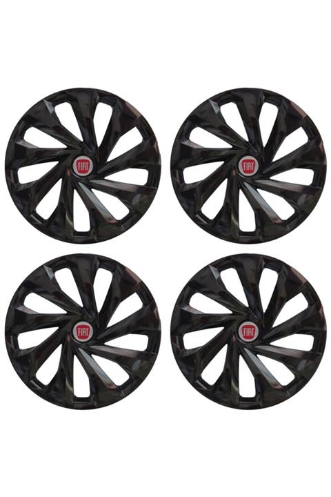 Avsaroto Fiat Fiorino 15'' Inç Pianoblack 4'lü Set Jant Kapağı
