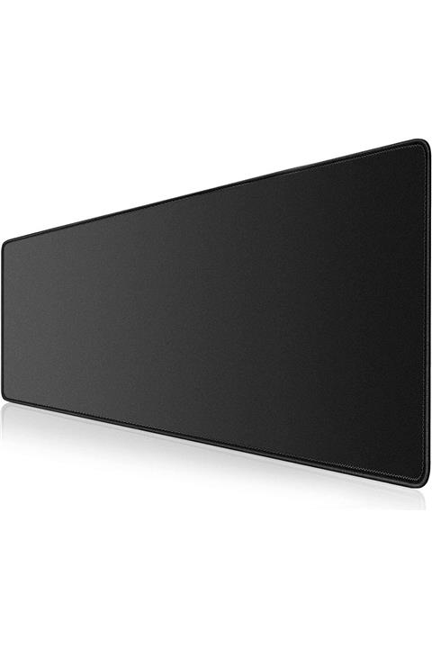 GameX Siyah Oyuncu Mousepad Dikişli 90x40 cm