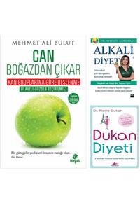 Olgu Kitaplığı Alkali Diyet - Dukan Diyeti - Can Boğazdan Çıkar / 3 Kitap Set