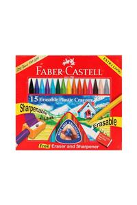 Faber Castell Faber-castell Silinebilir Mum Boya, 15 Renk