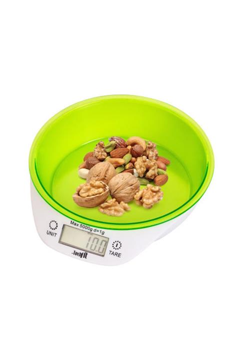 Techno Center Pratik Dijital Hassas Mutfak Terazisi Yeşil Renk