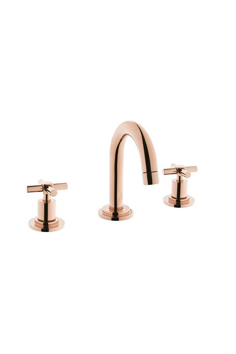 Artema Juno A4086126 Lavabo Bataryası, 3 Delikli Lavabolar Için, Bakır