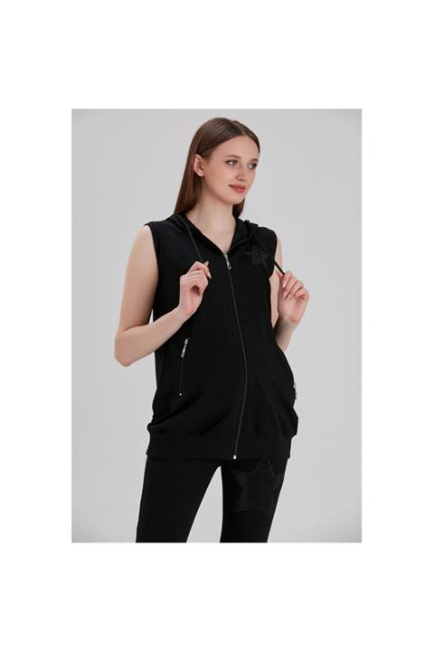 Görsin Hamile Kapşonlu  Yıldız Baskılı Hamile Eşofman Takımı