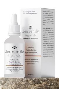 Jeuvenile Caffeine %5 + Peptide Complex + Hyaluronic Acid %1 Göz Altı Torbası Ve Morluk Serumu 30 Ml