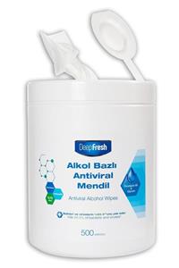 Deep Fresh Alkollü Antiviral Islak Mendil Hijyen Kovası 500 Yaprak