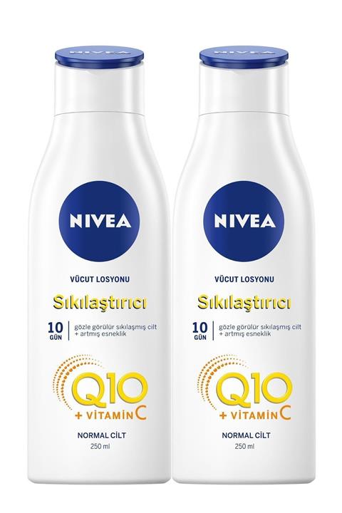 Nivea Q10 Sıkılaştırıcı Vücut Losyonu 250 ml X 2
