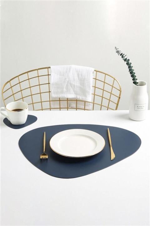 Viluxe Amerikan Servis Deri Lacivert 12 Parça