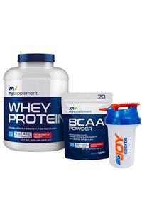 MYSUPPLEMENT My Supplement Whey Protein Çilek 2100g + My Supplement Doypack Bcaa Powder Karpuz 560g