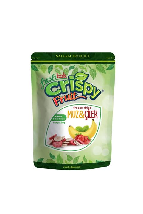 Freshbak Freeze-dried Muz Çilek 20g