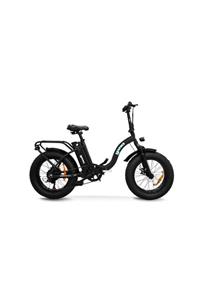 Yuki Move Katlanabilir Fat Bike Elektrikli Bisiklet - Siyah