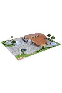 Eshel 3 Boyutlu Ahşap Görünüm Villa Maket Seti 1/100