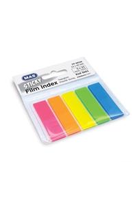 Mas Yapışkanlı Postit Ayraç 12*45 Mm Neon 5 Renk 25 Yaprak Index