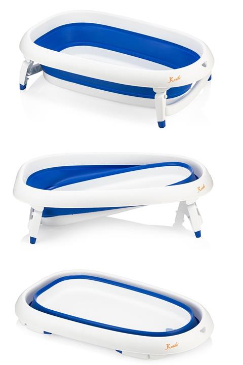 Sebi Pratik Katlanabilir Mega Banyo Küveti Mavi