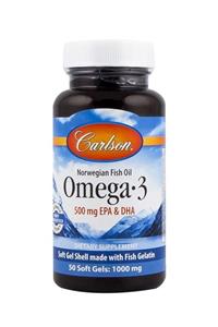 Carlson Omega-3 50 Kapsul Balık Yağı Fish Oil