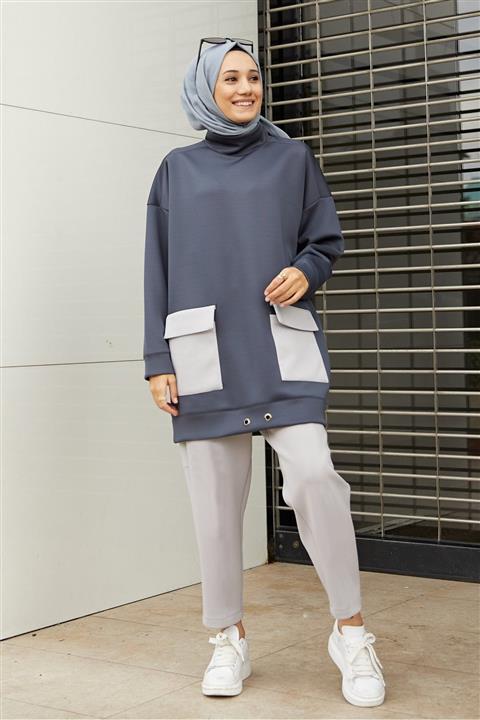 Gizce Kadın Antrasit Takım