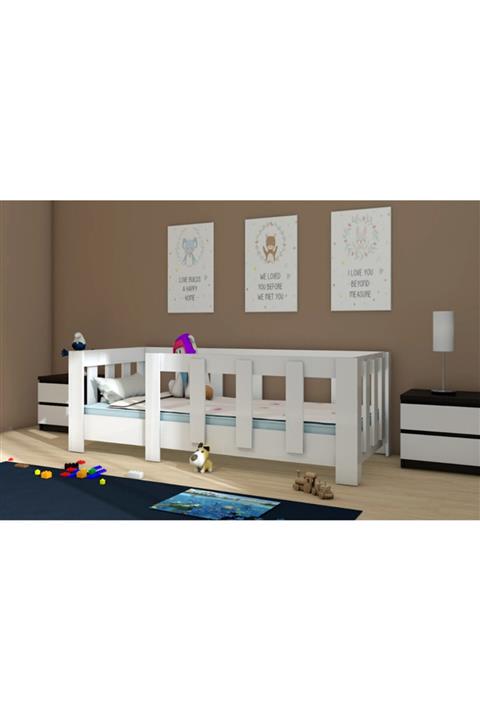 Nevramo Montessori Karyola 90x190 Yatağa Uyumlu Zambak 2