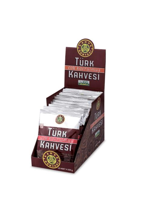 Kahve Dünyası Çok Kavrulmuş Türk Kahvesi 100 Gr. 12'li