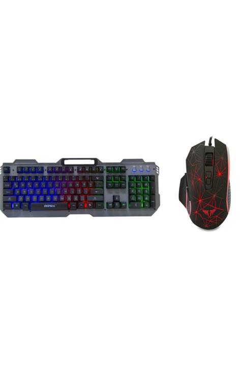 Everest Rampage Everest Sm-g21 Gaming Mouse + Everest Kb-197 Tıtanıo Usb Aydınlatmalı Q Metal Yüzey Gaming Klavye