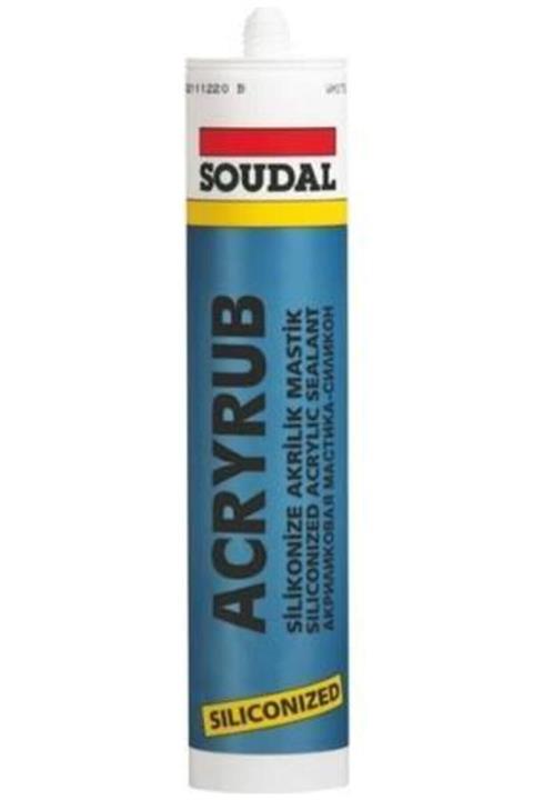 Soudal Siyah Acryrub Akrilik Mastik 280 ml