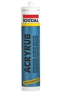 Soudal Siyah Acryrub Akrilik Mastik 280 ml