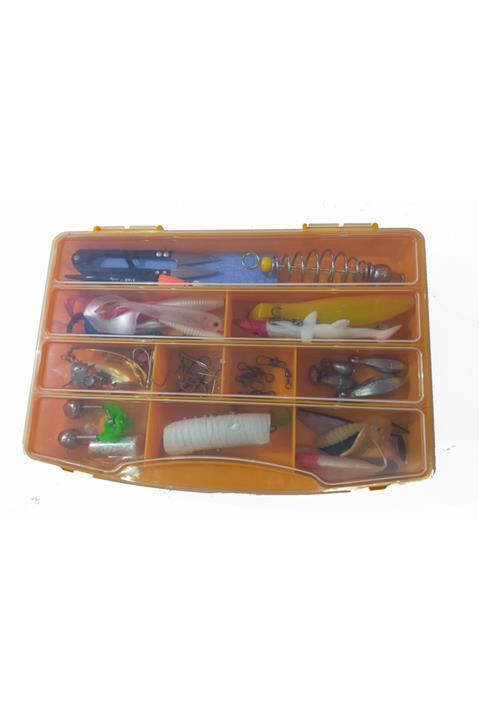 SAZAN RİG 55 Parça Balık Avı Olta Takım Malzeme Seti