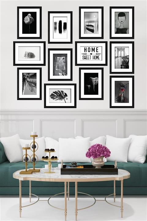 Cadran Modern Style 12 Parçalı Mdf Tablo Mck003