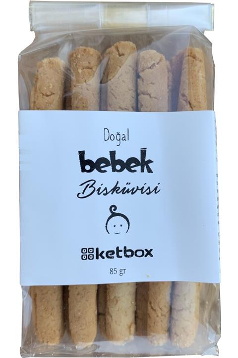 ketbox Siyez Unlu Bebek Bisküvisi 10 Adet (85gr) Katkısız Doğal