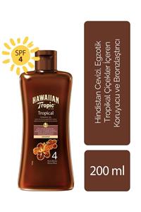 Hawaiian Tropic Koruyucu ve Bronzlaştırıcı Yağ SPF 4