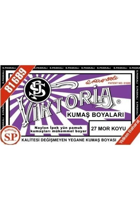 Viktoria Koyu Mor Kumaş Boyası