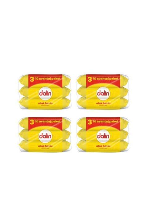 Dalin Islak Temizleme Mendili 56lı(3 Lü Paket) X 4 Adet