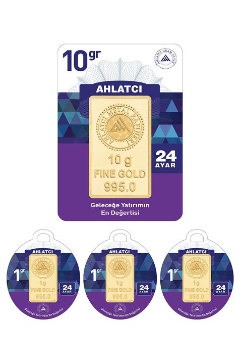 Ahlatcı 24 Ayar-13 Gram Külçe Altın