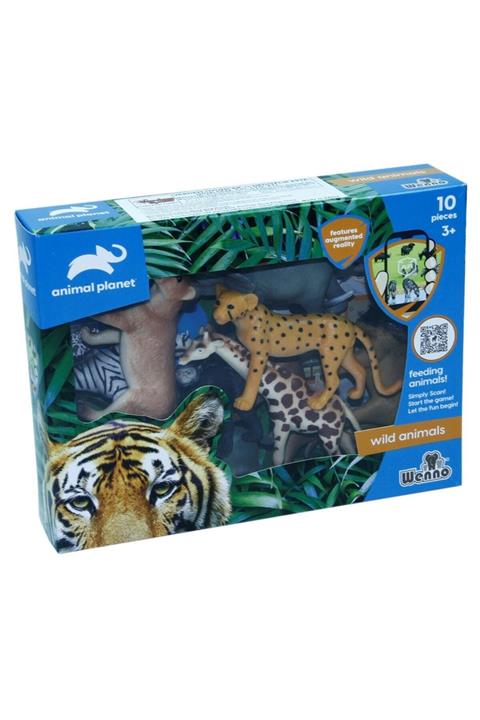 Vardem Kutuda 10 Parça Hayvan Seti - Vahşi Hayvanlar