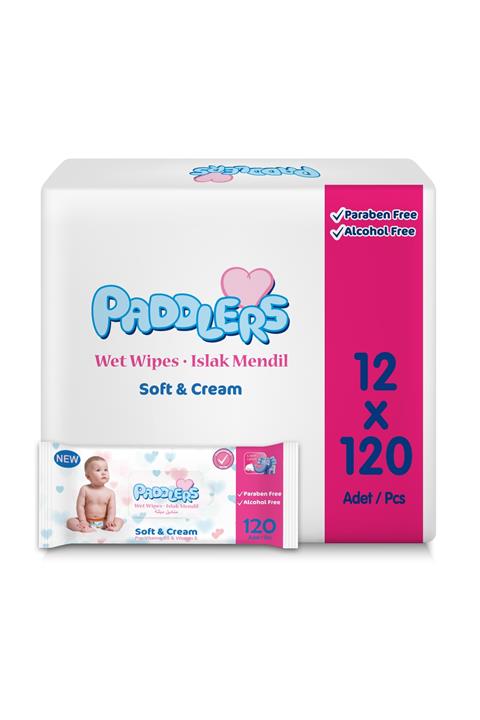 Paddlers Islak Mendil 120 X 12 Li Koli (1440 Yaprak)