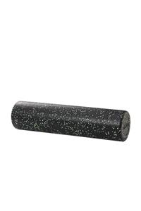 Actifoam Siyah Tırtıksız Pilates Silindiri Yoga Egzersiz Masaj Rulosu 60 cm