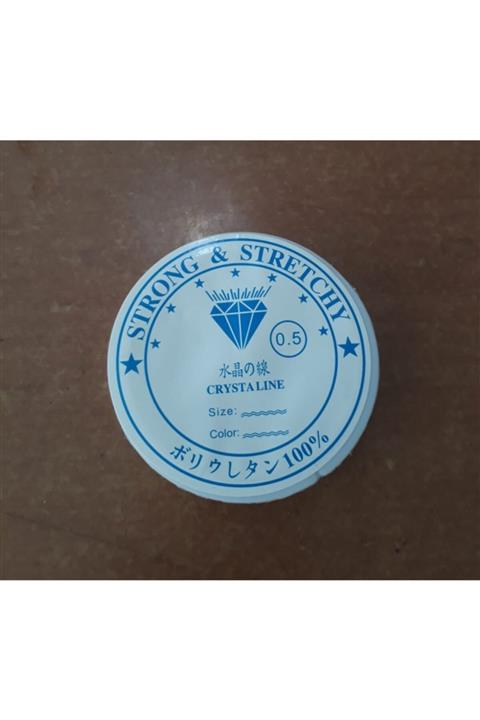Bemsa Şeffaf Esnek (lastikli ) Misina 0,5 Mm. 1 Adet , 12-13 Metre