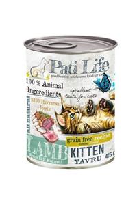 Pati Life Yavru Kuzu Etli Kedi Konservesi 415 gr x 24 Adet