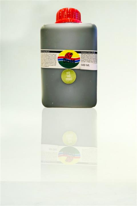 Desen Kumaş Boyası Yağ Yeşili 500ml.(117-yağ Yeşili)